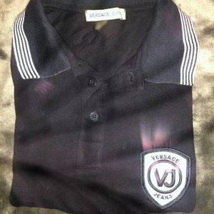 Men’s Versace shirt. Black & white size small.